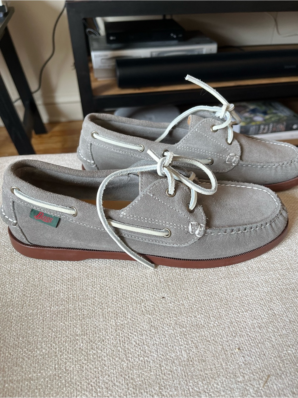 G.H. Bass Hampton Suede Boat Shoes - Picture 1 of 5